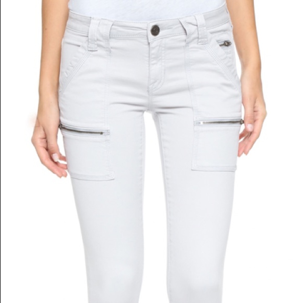 JOIE Grey Park Skinny Utility Cargo Pants